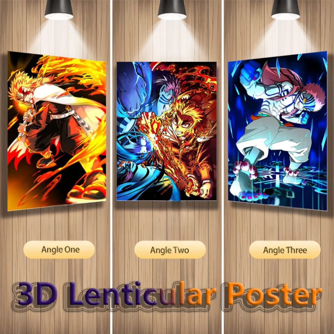 KNY 3D Lenticular Posters